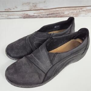 Clarks Cora Edge Slip On Loafer Black Size 9.5